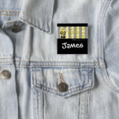 Kümmere dich um deine Biene! Button (Beispiel)