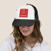 Kümmere dich um deine Sprache! Truckerkappe (Beispiel)