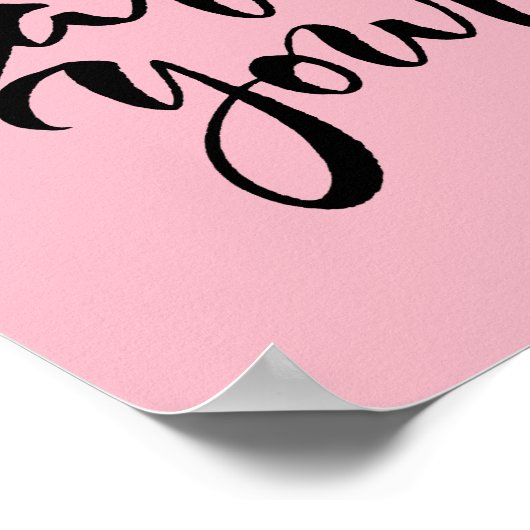 Kümmere dich um dich selbst poster (Ecke)