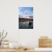 Kümmere dich um Ihn Poster (Küche)