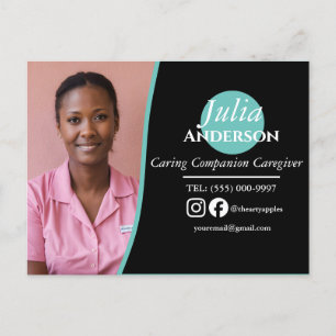 Kümmern Companion Caregiver Postkarte