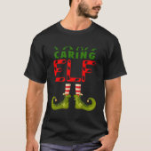 Kümmern Elf Funny Group Matching Family Pajamas fü T-Shirt (Vorderseite)