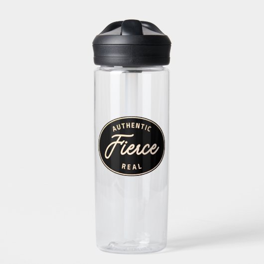 KÜMMERN SIE! 20 oz Wasserflasche, "Fierce.. Trinkflasche (Vorderseite)