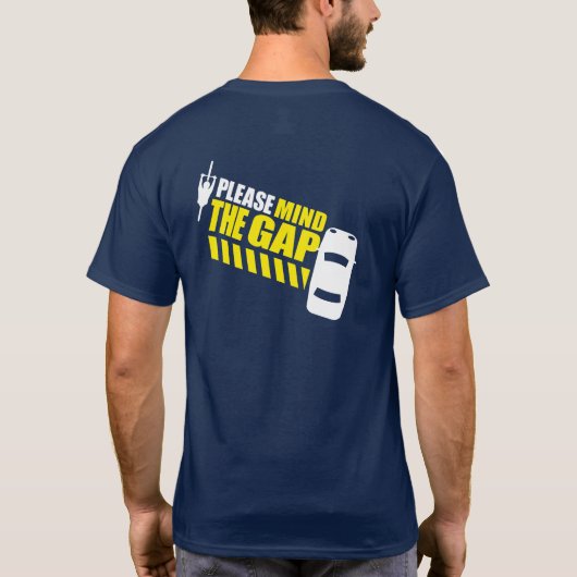 Kümmern Sie bitte sich den um ABSTAND T - Shirt (Rückseite)