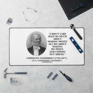 Kümmern Sie sich nicht so sehr darum, Geldposten z Schreibtischunterlage