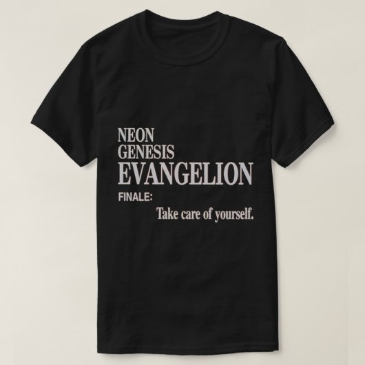 Kümmern Sie sich um - Evangelion T-Shirt (Design vorne)