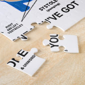 Kümmern Sie sich um Ihrem Herzen, das es nur eins Puzzle (Seite)