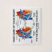 Kümmern Sie sich um Ihrem Herzen, das es nur eins Puzzle (Vertikal)