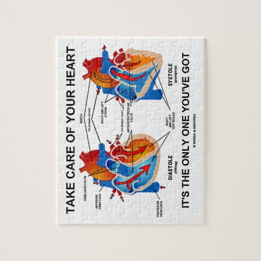 Kümmern Sie sich um Ihrem Herzen, das es nur eins Puzzle (Vertikal)