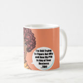 Kümmern Sie sich um Ihren eigenen Kaffeetasse (VorderseiteRechts)