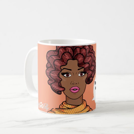 Kümmern Sie sich um Ihren eigenen Kaffeetasse (Vorderseite Links)