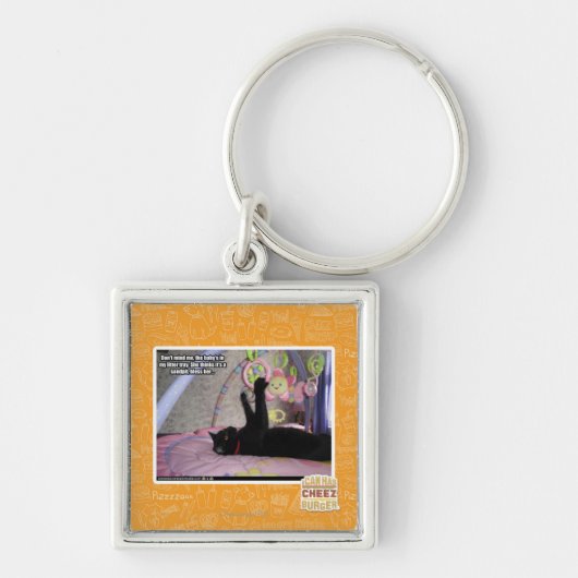 Kümmern Sie um mich sich nicht Schlüsselanhänger (Vorne)