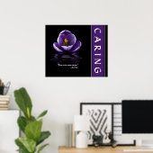 Kümmernd Inspirationsposter Poster (Heimbüro)