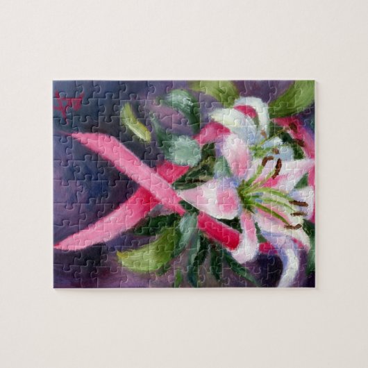 Kümmerte Brustkrebs-Bewusstsein Puzzle (Horizontal)