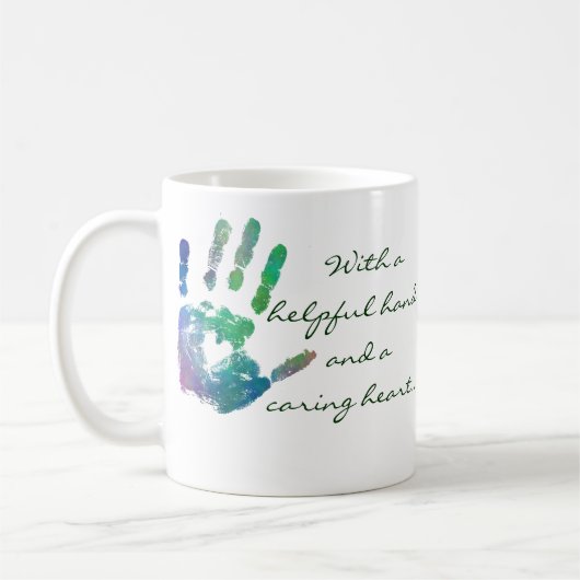 Kümmerte Herz-Tasse Kaffeetasse (Links)