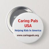 Kümmerte Kumpel-großen Knopf Button (Vorne & Hinten)