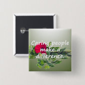 Kümmerte Leute unterscheiden Button (Vorne & Hinten)