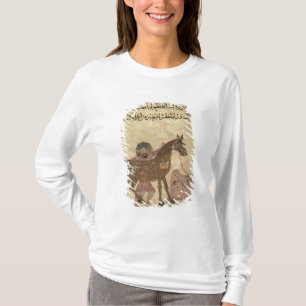 Kümmerte sich für das Pferd, Illustration T-Shirt