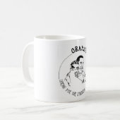 Kümmerte sich für unsere Kinder Kaffeetasse (Vorderseite Links)
