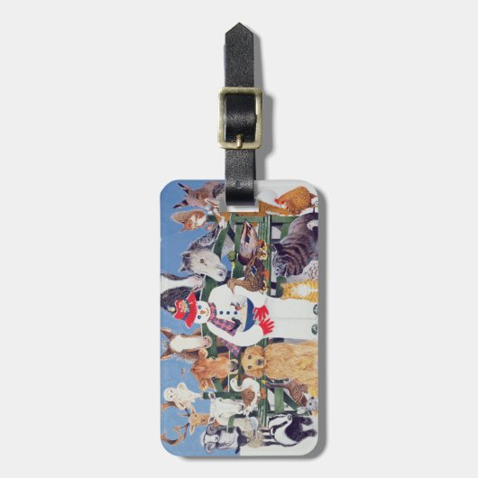 Kümmerte sich gepäckanhänger (Vorderseite vertikal)