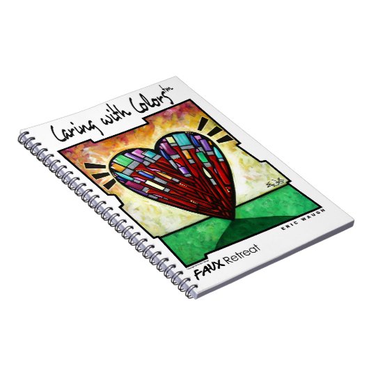 Kümmerte sich mit Farben Notizblock (Rechte Seite)