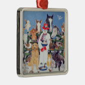 Kümmerte sich ornament aus metall (Rechts)