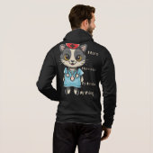 Kümmre Cat Nurse: Das ist mein Ding Hoodie (Schwarz voll)