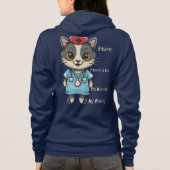 Kümmre Cat Nurse: Das ist mein Ding Hoodie (Rückseite)