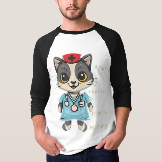 Kümmre Cat Nurse: Das ist mein Ding T-Shirt (Vorderseite)