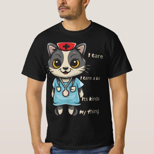 Kümmre Cat Nurse: Das ist mein Ding T-Shirt (Vorderseite)
