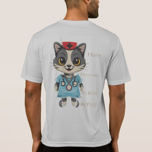 Kümmre Cat Nurse: Das ist mein Ding T-Shirt (Rückseite)