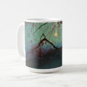 Kumoi Cherry Trees Japanischer Holzschnitt Druckre Kaffeetasse (Vorderseite Links)