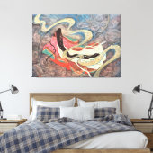 Kumoi-ji: Celestial Journey of the Heian Princess Leinwanddruck (Insitu (Schlafzimmer))
