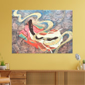 Kumoi-ji: Celestial Journey of the Heian Princess Leinwanddruck (Insitu (Wohnzimmer))