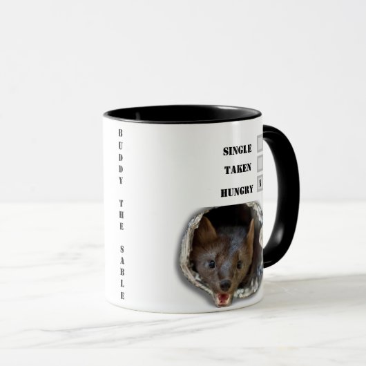 Kumpel der "Single genommen HUNGRY" Tasse (VorderseiteRechts)