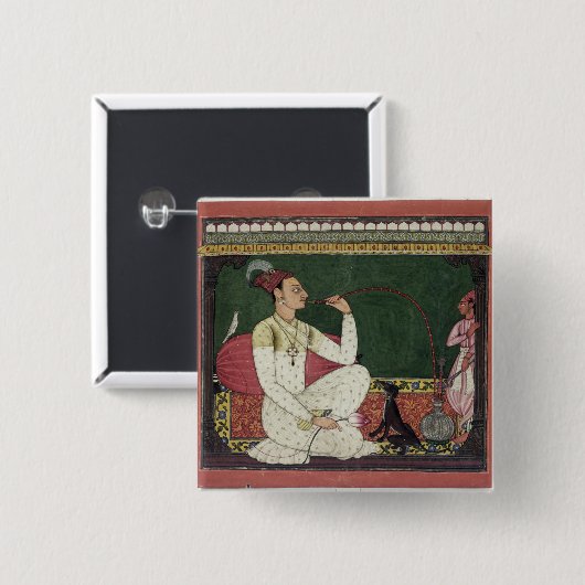 Kumpel Rajas Medini, eingeschrieben auf der Button (Vorne & Hinten)