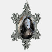 Kumpel Schneeflocken Zinn-Ornament (Links)