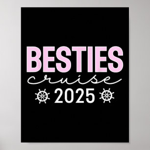 Kumpels Kreuzfahrt 2025 Freunde passendes Schiff T Poster