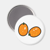 Kumquat Magnet (Vorderseite/Rückseite)