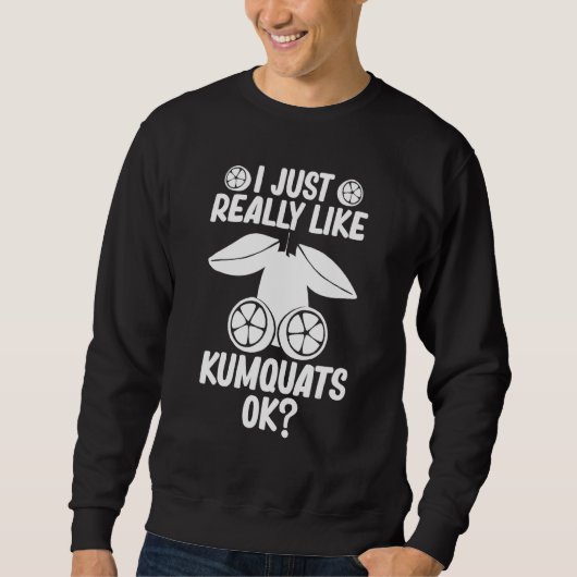 Kumquat Tree Recipes Pflanze Sweatshirt (Vorderseite)