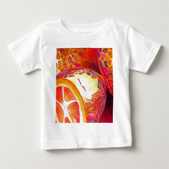 Kumquats-Zitrusfrüchte Baby T-shirt (Vorderseite)