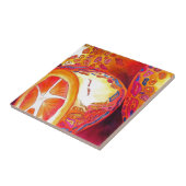 Kumquats-Zitrusfrüchte Fliese (Seite)