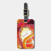 Kumquats-Zitrusfrüchte Gepäckanhänger (Vorderseite vertikal)