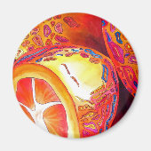 Kumquats-Zitrusfrüchte Magnet (Vorne)