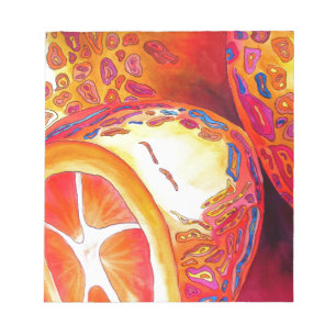 Kumquats-Zitrusfrüchte Notizblock