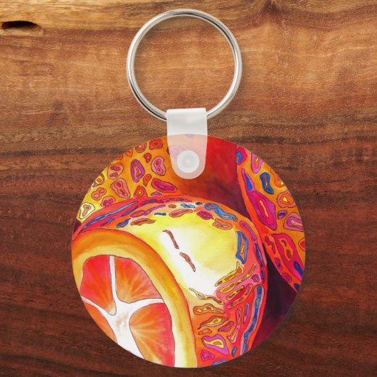 Kumquats-Zitrusfrüchte Schlüsselanhänger (Vorderseite)