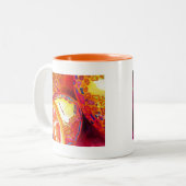 Kumquats-Zitrusfrüchte Zweifarbige Tasse (Vorderseite Links)