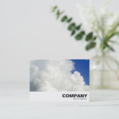 Kumulativ-Wolken Visitenkarte (Stehend Vorderseite)