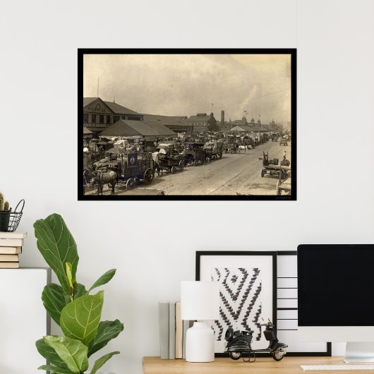 Kumulierung von Wagenladungen für Lebensmittel in  Poster (Heimbüro)