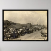 Kumulierung von Wagenladungen für Lebensmittel in Poster (Vorne)